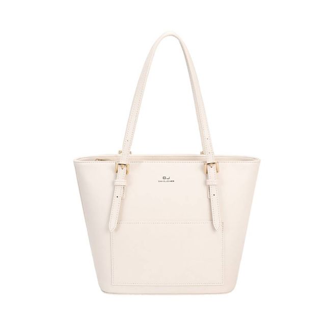 David Jones Handbag - Cream - CM6936/52 MED HOBO